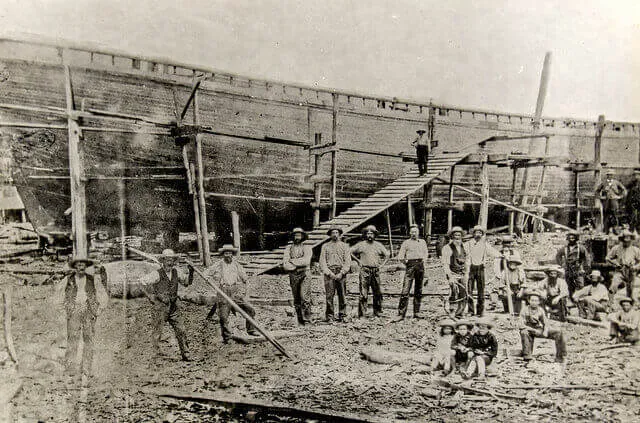 Geo McQuesten Wood Shipbuilding