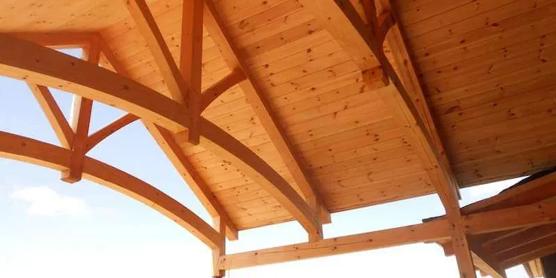 Pine Roof Decking