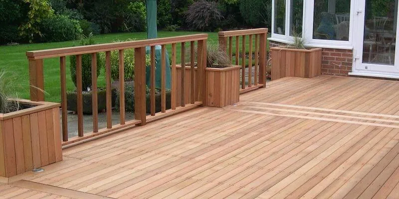 Western Red Cedar Deck